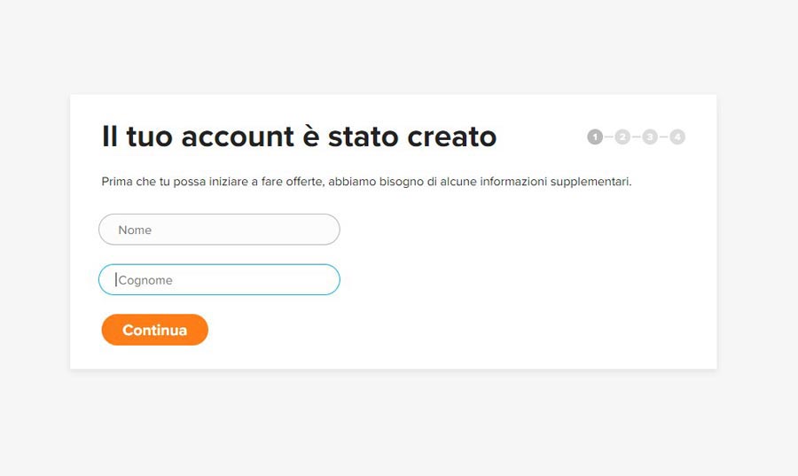 Screenshot: Bestätigungsseite – Wie man sich auf Catawiki registriert
