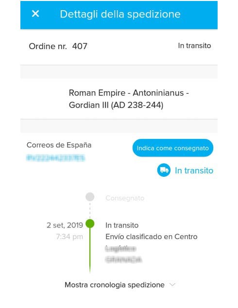 Wie man sich auf Catawiki registriert – Versandstatus und Sendungsverfolgung