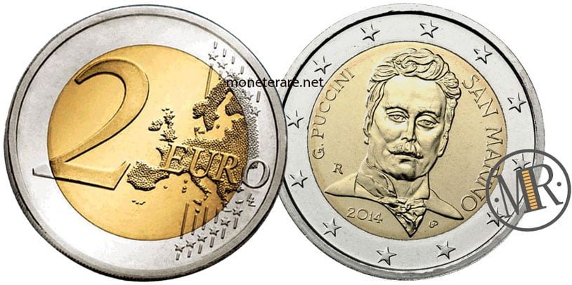 2 Euro San Marino 2014 Puccini - Commemorativi