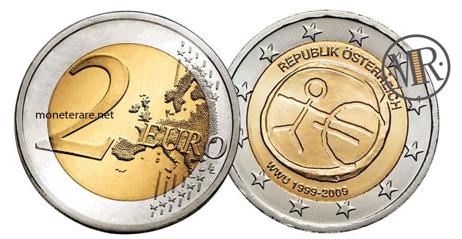 2 Euro Gedenkmünze Österreich 2009 WWU