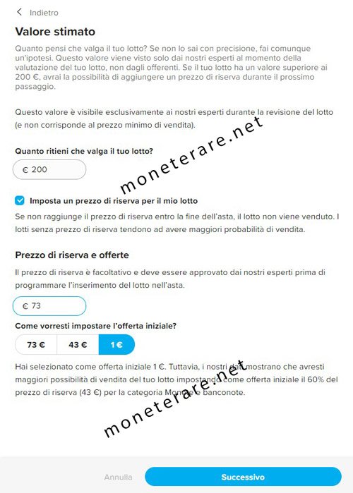 Wie man Münzen online verkauft – Preisangaben