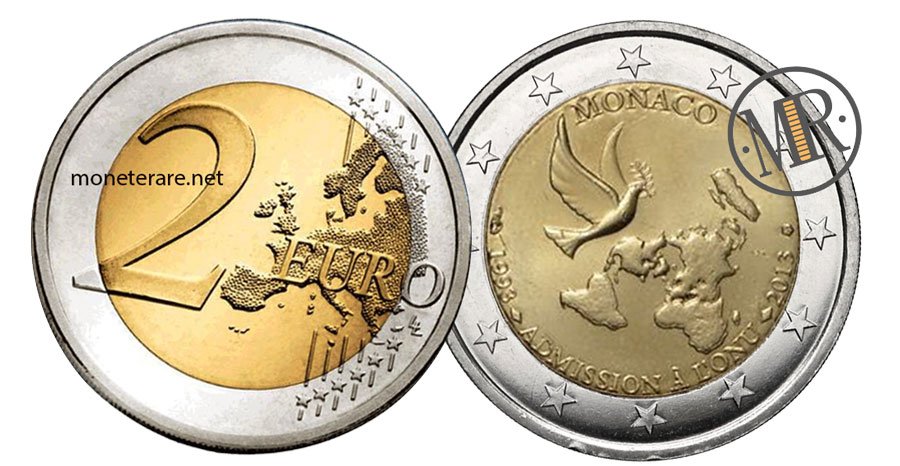 2 Euro Gedenkmünze Monaco 2013 UNO