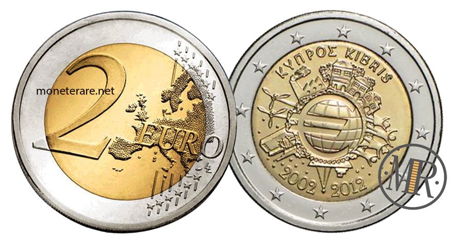 2 Euro Gedenkmünzen Zypern 2012 Euro