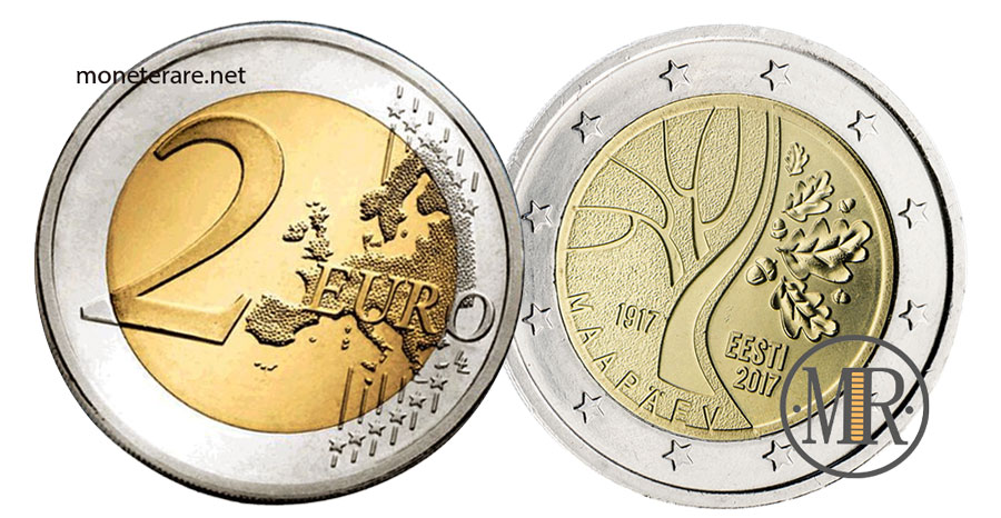 2 Euro Gedenkmünze Estland 2017 Unabhängigkeit Estland