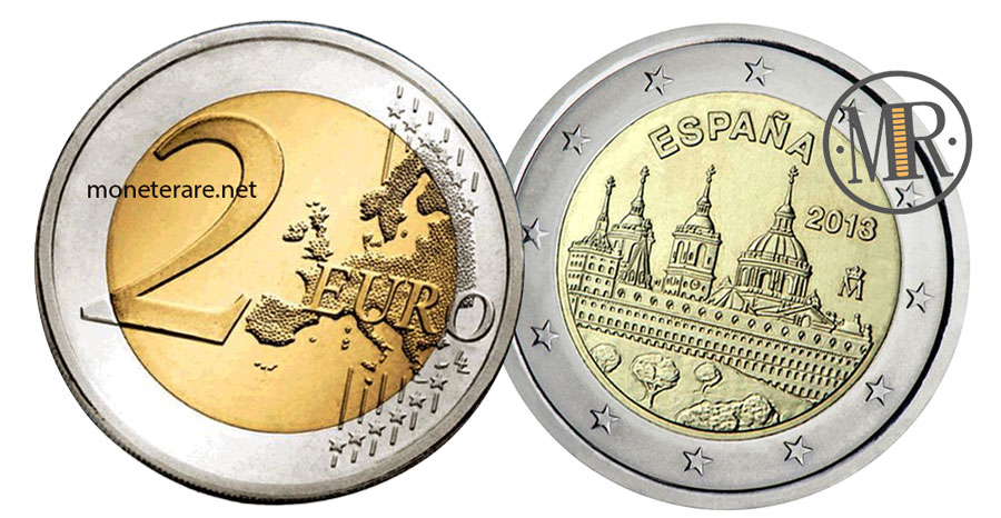 2 Euro Spanien 2013 Gedenkmünzen San Lorenzo del Escorial