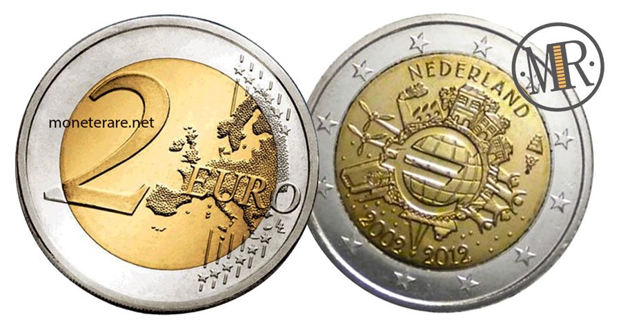 2 Euro Gedenkmünzen Niederlande 2012 Euro