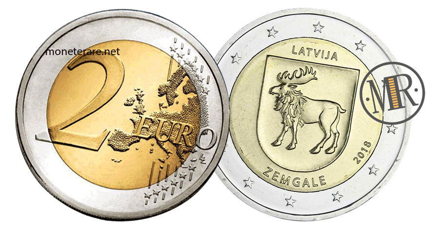 2 Euro Commemorative Lettland 2018 - Semgallen