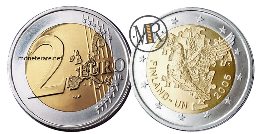 2-Euro-Gedenkmünze Finnland 2005 – UNO