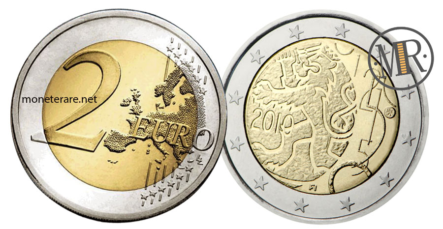 2 Euro Gedenkmünze Finnland 2010 - Finnische Währung