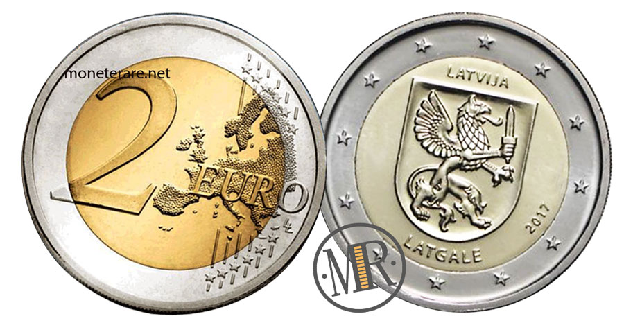 2 Euro Gedenkmünze Lettland 2017 - Lettgallen