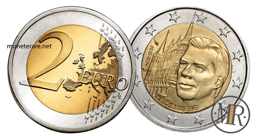 2 Euro Luxemburg 2007 Gedenkmünze Der Großherzogliche Palast