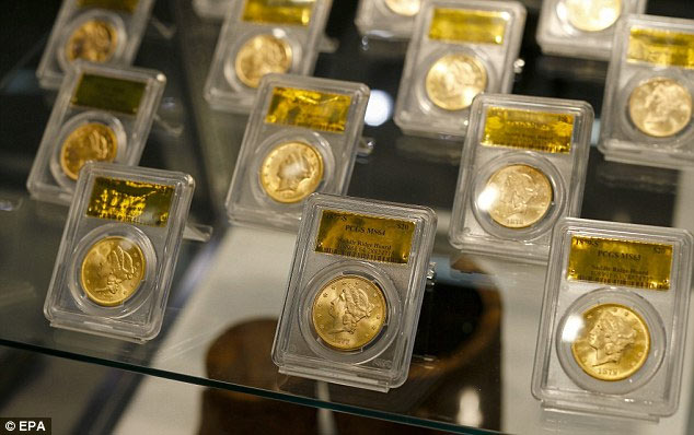Gold in Münzgeschäften verkaufen