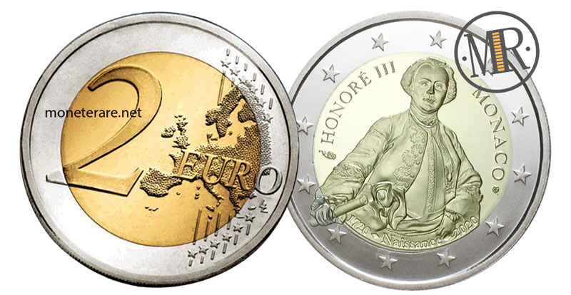 2 Euro Gedenkmünze Monaco 2020