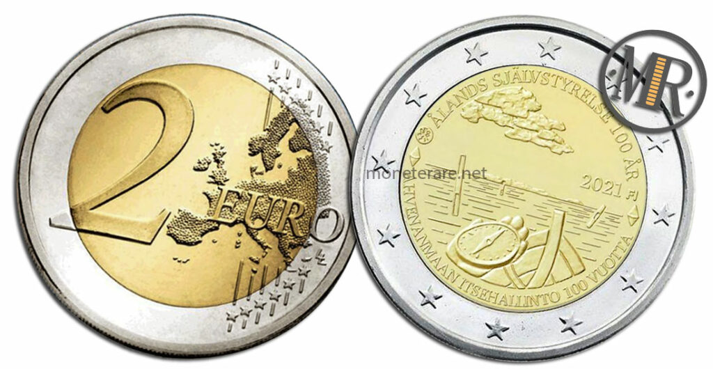 2 Euro Gedenkmünzen Finnland 2021 Åland-Inseln