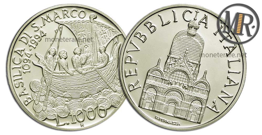 1000 Lire 1994 Anno Marciano in Venedig