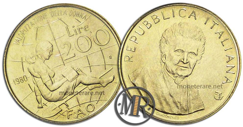 200 Lire 1980 FAO