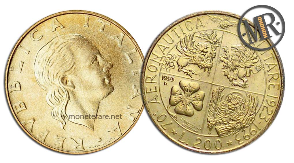 200 Lire 1993 Aeronautica Militare