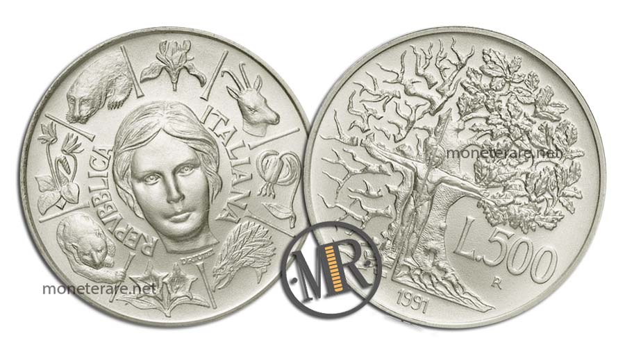 500 Lire Flora e Fauna Prima Serie