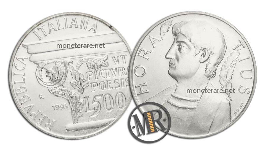 Anno Oraziano 500 Lire Commemorative Argento