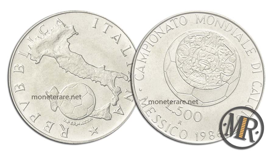 Mexiko 86 500 Lire Gedenkmünze Silber