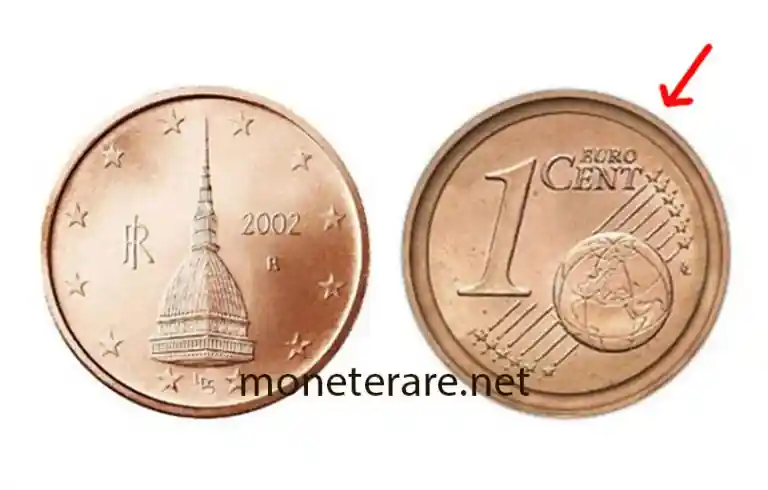 Seltener 1 Euro-Cent, auch 1-Cent Mole Antonelliana genannt