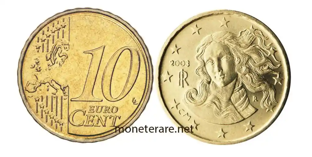 10-Cent-Euro-Münze Botticelli