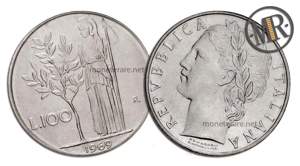 100 Lire Minerva Wert