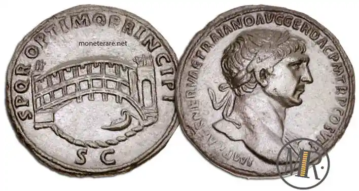 Wert des römischen Sesterzen von Trajan