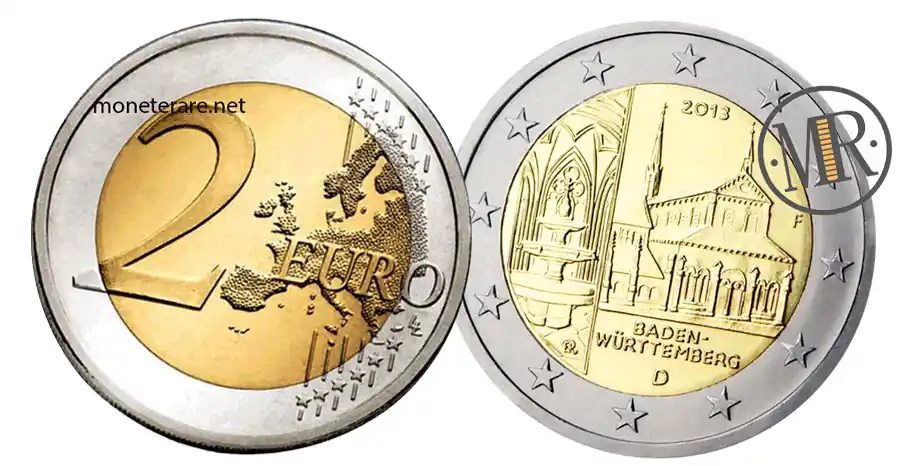 2 Euro Gedenkmünze Deutschland 2013 Kloster Maulbronn Baden-Württemberg 