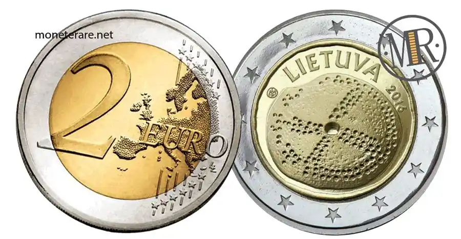 2 Euro Gedenkmünzen Litauen 2016 Baltische Kultur