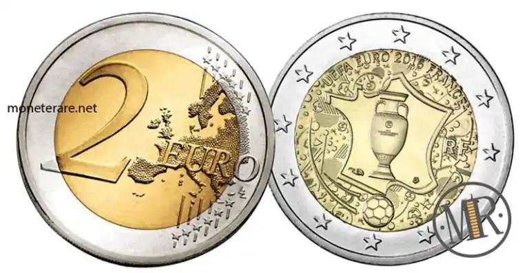 Französische 2-Euro-Gedenkmünze 2016 – Fußball-EM