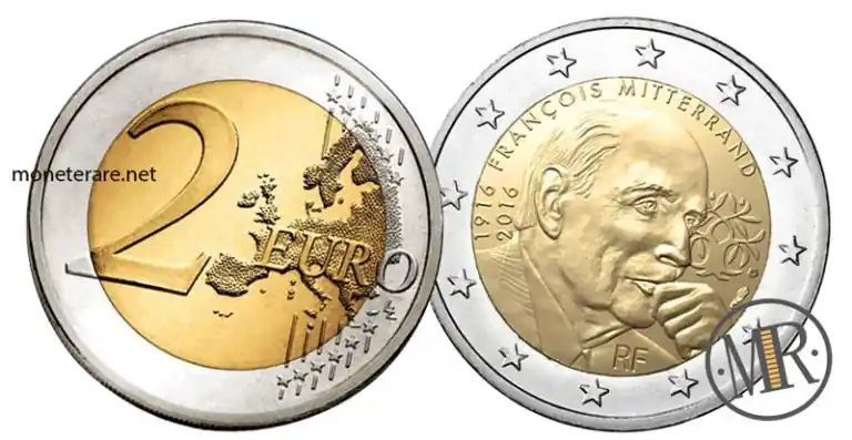 Französische 2-Euro-Gedenkmünze 2016 – François Mitterrand