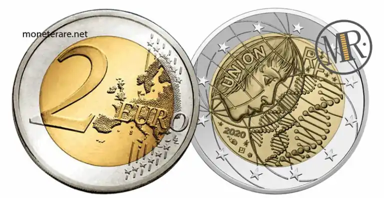 2 Euro Gedenkmünzen Frankreich 2020 Medizinische Forschung für Covid19