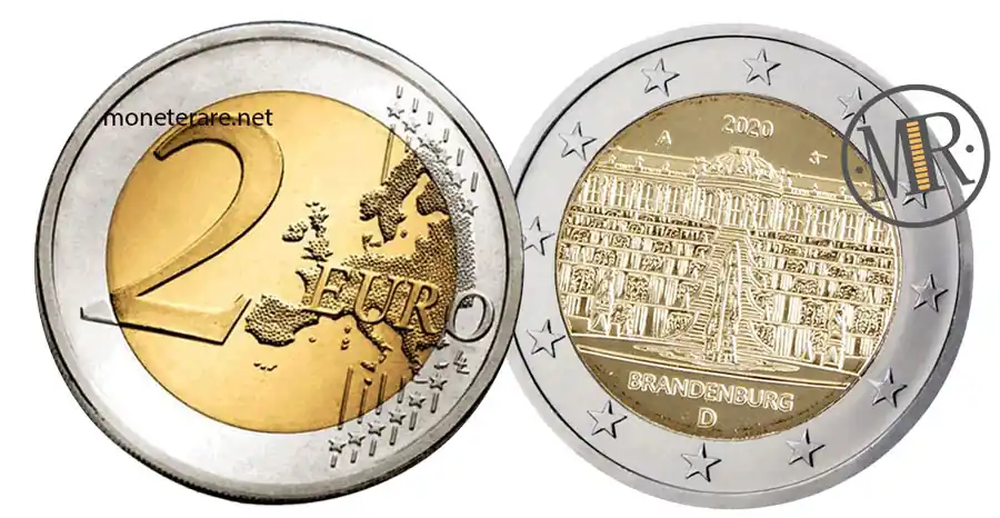2 Euro Gedenkmünze Deutschland 2020 Brandenburg