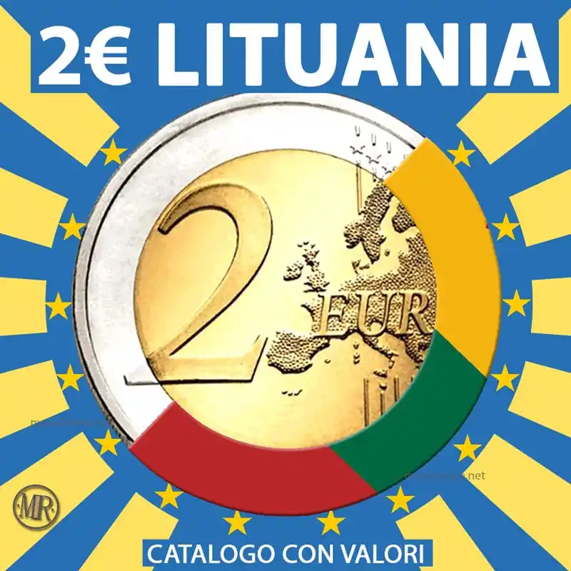Katalogcover der 2 Euro Litauen Gedenkmünzen