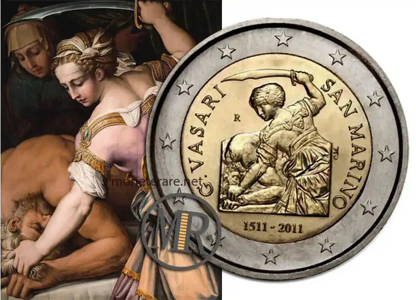 Giuditta e Oloferne - Giorgio Vasari - 2 Euro San Marino 2011