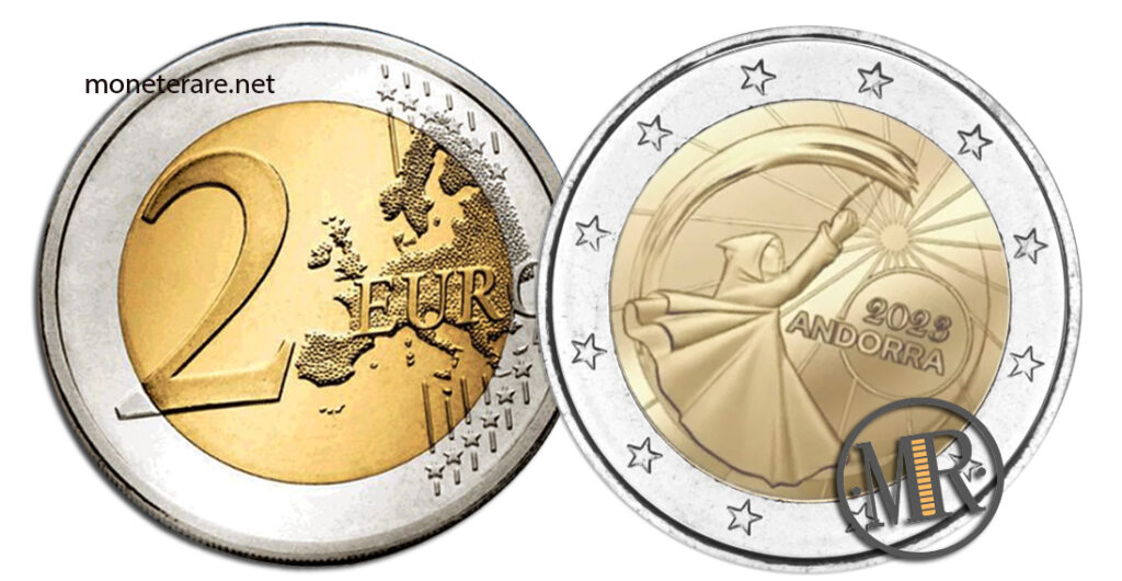 2 Euro Andorra 2023 Sommersonnenwende