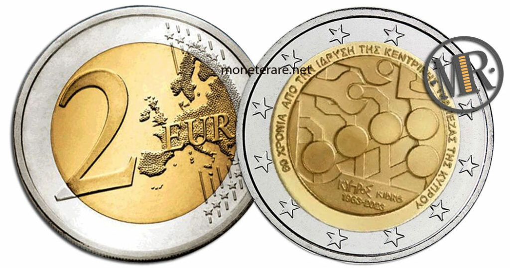 2 Euro Gedenkmünze 2023 - Zypern Stiftung der Zentralbank von Zypern