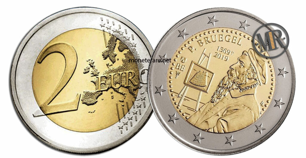 2 Euro Gedenkmünzen Belgien 2019 Pieter Bruegel der Ältere
