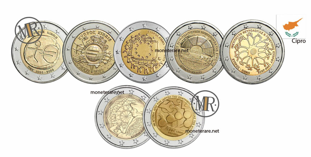 2 Euro Gedenkmünzen Zypern