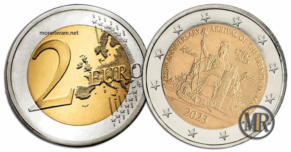 2 Euro Gedenkmünzen Malta 2023 Napoleon Bonaparte
