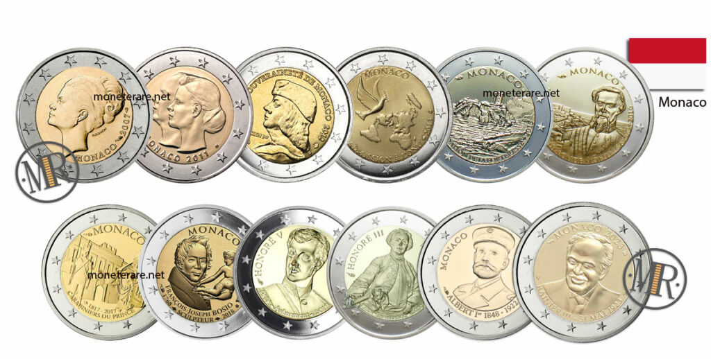 2 Euro Commemorativi Monaco