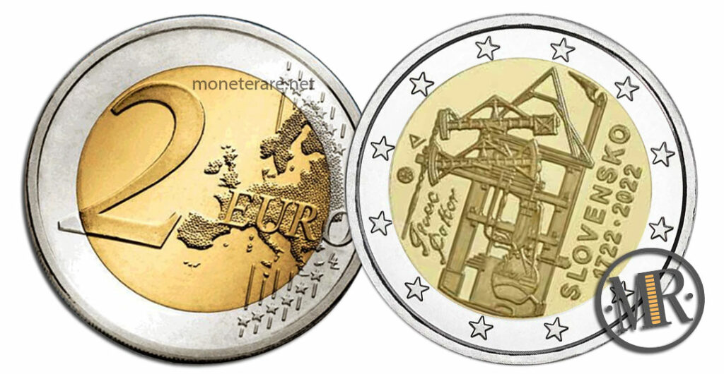 2 Euro Gedenkmünzen Slowakei 2023 Erste Dampfmaschine