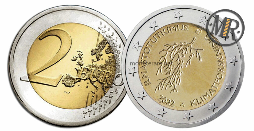 2 Euro Gedenkmünzen Finnland 2022 Klimaforschung