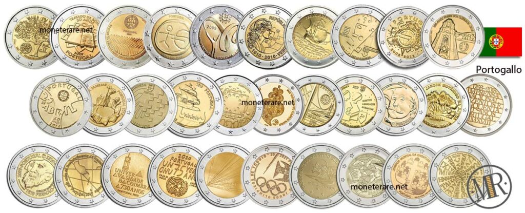 2 Euro Gedenkmünzen Portugal